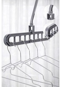 Resim Sihirli Elbise Askısı 9 Gözlü Akıllı Askı Sihirli Askılık Karışık 