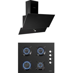 Resim Kumtel Siyah 2 Li Set (DA6-830 + KO-40TAHDF) 