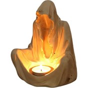 Resim Xiaaokeji Hayalet Mumluk Cadılar Bayramı Korku Gotik Mumluk Beyaz 9+ 