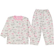 Resim STEEL BABY Tavşan Desenli 2 Parça Pijama Takımı 