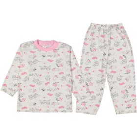 Resim STEEL BABY Tavşan Desenli 2 Parça Pijama Takımı 