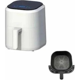 Resim HERŞEYBURDAMODA Hava Fritözü 4l Airfryer Pratik Uzun Ömürlü Yağsız Pişirme Taşınabilir 