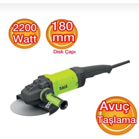Resim Haıs Büyük Taşlama Makinası 2200 Watt 180 mm 