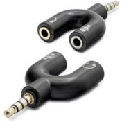 Resim MOLIX Kulaklık Mikrofon Ayırıcı 3.5mm Stereo Kulaklık Mikrofon Birleştirici Aparat 