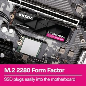 Resim KIOXIA PCIe M2 2TB Exceria Pro G2 NVMe GEN5 14900/13400 MB/sn SSD (LVE10Z2T04G8) 
