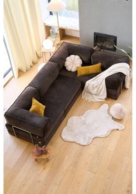 Resim Good Night Venom Çok Amaçlı Modüllü Koltuk & Kanepe & 3 Lü Koltuk & L Koltuk Kahve 