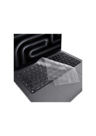 Resim Apple Uyumlu MacBook Pro 14 İnç M3/m3 Pro/m3 Max A2992 A2918 Türkçe Q Klavye Şeffaf Klavye Koruyucu Çok Renkli 
