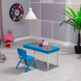 Resim Modalife Junior Çocuk Aktivite Masa Takımı 1 Sandalye + 1 Dikdörtgen Masa 