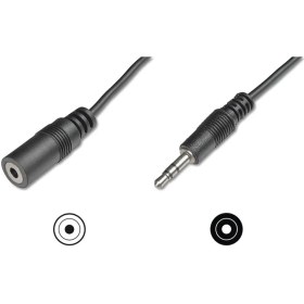 Resim Ses/Audio Uzatma Kablosu, Stereo 3.5Mm Erkek - Stereo 3.5Mm Dişi, 1.50 Metre, Ccs, 2X0.10/10, Zırhlı/Ekranlı 