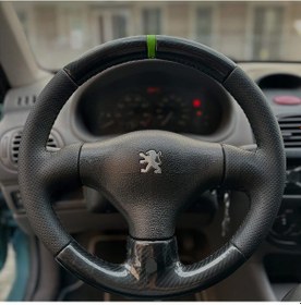 Resim Peugeot 206 1999-2003 Araca Özel Direksiyon Kılıfı Açıklamımızı O Siyah 