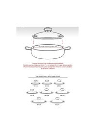 Resim Karaca Kulp + 26 Cm Tencere Sahan Tava Cam Kapağı 