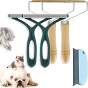 Resim 5 adet/1 set Evcil Hayvan Tüyü Temizleyici, Taşınabilir Köpek Kedi Tüyü Çıkarıcı, Yeniden Kullanılabilir Evcil Hayvan Tüyü Alma Aracı, Halı Kazıyıcı Profesyonel, Kanepe Mobilya, Battaniye, Giysi ve Halılar için 