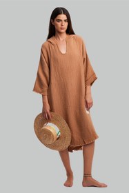 Resim Muslin Unisex Panço Caramel - STD / Caramel 