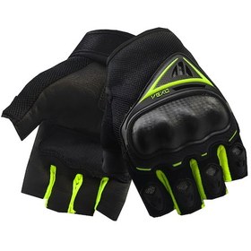 Resim Vexo Santa 2 Motosiklet Eldiveni Neon Sarı 