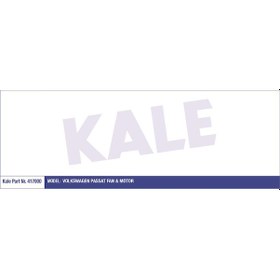 Resim KALE 417000 FAN MOTORU GOLF V 03- GOLF VI 08- JETTA IV 10- JETTA 