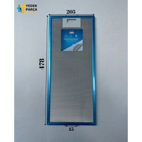 Resim Beko Uyumlu Davlumbaz 20,5X47,8 cm Arka Aralık 4,5 cm Aspiratör Filtresi 