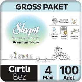 Resim Sleepy Bio Naturel Bebek Bezi Gross Paket 4 Beden Maxi 100'lü - Standart / Standart 