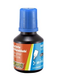 Resim 30 Ml Fosforlu Kalem Mürekkebi Mavi Br-9122 Mavi 