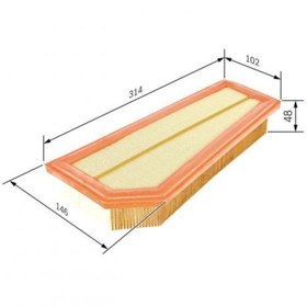 Resim Bos-f026400134 Hava Filtresi C-klasse (w204/c204/s204) ... 