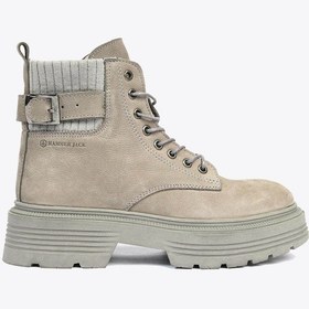 Resim Hammer Jack Carmen Hakiki Deri Gri Kadın Bot & Bootie 23860-z Gri 