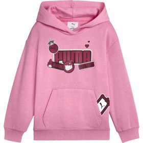 Resim Puma Hello Kitty&Friends Graphic Çocuk Pembe Kapüşonlu Sweatshirt 