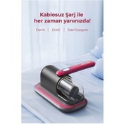 Resim teknotrust Anti Uv Işınlı Şarjlı Yatak ve Koltuk El Süpürgesi Gri 