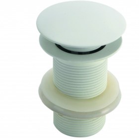 Resim Lavabo Sifon Başlığı Pop-Up Taşmasız Mat Beyaz 