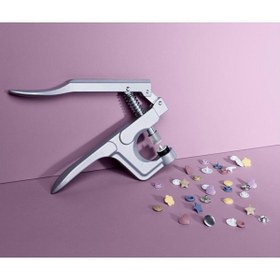 Resim Tchibo Şekilli Çıt Çıt Seti, 80 Plastik 20 Gümüş Metal Çıtçıt Seti, Tornavida Ve Kıskaç Kuponlu 