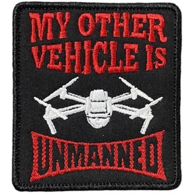 Resim Ex Patch Drone Pilot Vehicle Is Unmanned Patch Nakış - 7x8 Cm 