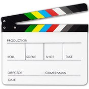 Resim Ximistore9 Renkli Akrilik Film Clapboard: Sinema Sahne Tahtası, Yaratıcı Dekorasyon, Fotoğraf Ve Video Rehberi 