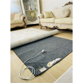 Resim Yeni Nesil Elektrikli Halı Altı Isıtıcı Yerden Isıtma 150 x 230 cm 