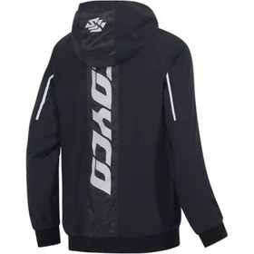 Resim Motoanl Motosiklet Ve Bisiklet Korumalı Jacket Yağmurluk Polyester Stopwater Sertifika Korumalı Mont Black 