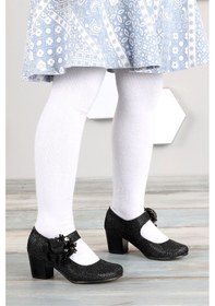 Resim Kiko Kids Angelina Günlük Kız Çocuk 4 Cm Topuklu Abiye Ayakkabı Sedef 