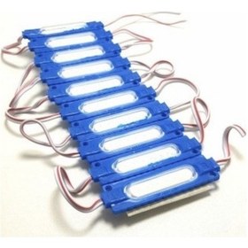 Resim Cob Led Modül Lensli 2 W 12 V Mavi 10 Adet 