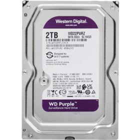 Resim Western Dıgıtal Purple WD22PURZ 2 Tb Sata 6gb/s 7/24 Güvenlik Harddısk (4944) 