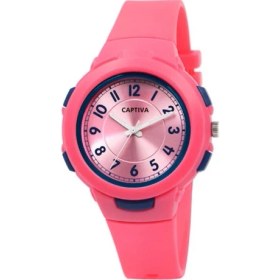 Resim Captiva Analog 30 mt Suya Dayanıklı Silikon Kordonlu Çoçuk Kol Saati Yeni Moda Şık Tararım 