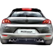 Resim Volkswagen Scirocco (2009-2014) Makyajsız Ps Arka Tampon Eki - Di 