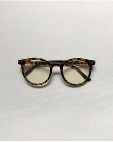 Resim gözlüksüzgezmeyenler Mavi Işık Filtreli Şeffaf Cam Leopar Gözlük 