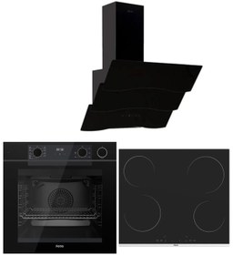 Resim Ferre STEAM PLUS SERİSİ 3LÜ CAM ANKASTRE SET (QEP64CS-MS261-D023) 