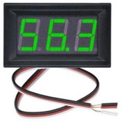Resim Voltmetre Dc 0-100V Panel Tip Yeşil 0,56 Inch 