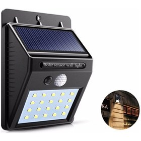 Resim Noas 20w Neptün Solar Aplik Beyaz Işık Yl84-2001-s Siyah 