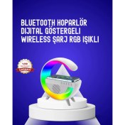 Resim 365Dükkan 13 Renk Seçenekli Kablosuz Şarj Cihazlı LED Lamba 