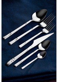 Resim Acar Lara 72 Parça Silver Çatal Kaşık Bıçak Takımı Gümüş 