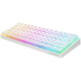 Resim Rampage Radiant K11 Mekanik Klavye Type-c Bağlantı Rgb Puding Tuş Blue Switch Mini Us Gaming Oyuncu Klavye 