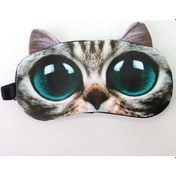 Resim 1 Adet 3d Uyku Maskesi Sevimli Çizgi Kedi Köpek Uyku Göz Maskesi Göz Kapağı Yumuşak Taşınabilir Hayvan Gözü Göz Bandı Kapağı Whıte Chına 