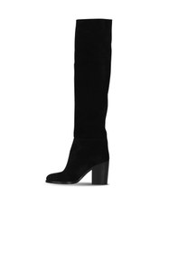 Resim Bueno Shoes Siyah Süet Kadın Topuklu Çizme 30wc18722 