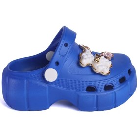Resim Kuzu Aksesuar Detaylı Crocs Terlik 