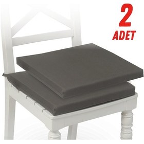 Resim Xpermate 2'li Sandalye Minderi Su İtici Kumaş 40 x 40 CM Antrasit 