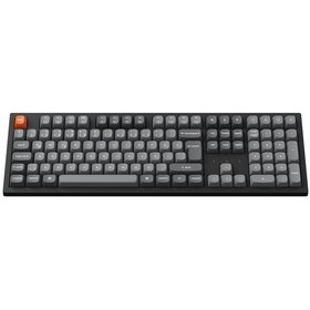 Resim Keychron K10 Max Super Red Switch 1000 Hz Çift Atışlı Pbt Tuş Kapakları Rgb Aydınlatmalı Kablosuz Siyah Mekanik Klavye (K10M-H1-Tr) 