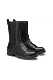 Resim Oxs Kadın / Kız Çizme OXW002900 FRANK 0029 MID W LEATHER Black 
